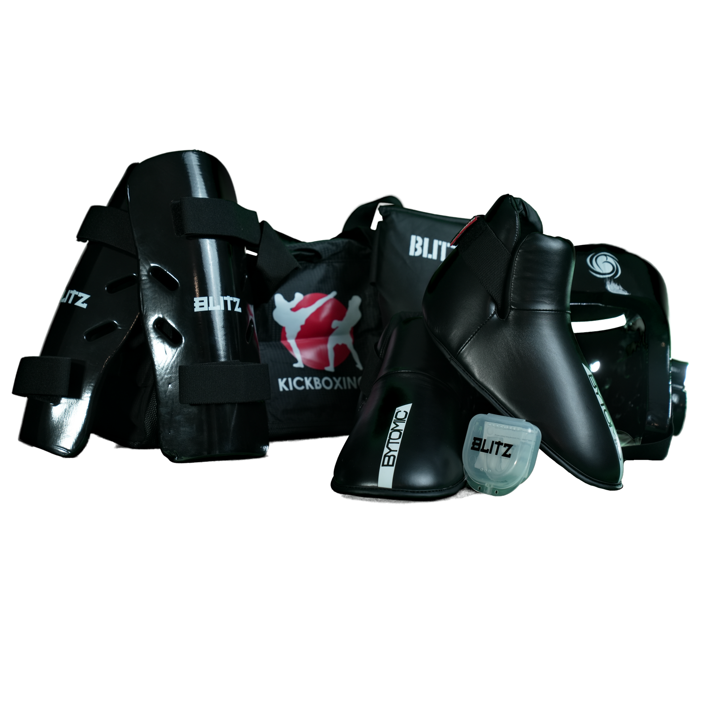 Kickboxing Sparring Kit - Male with MMA bag
